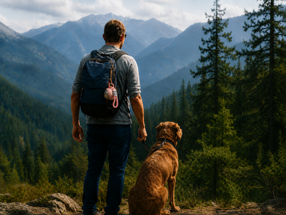 Pet Collective 2-in-1 dog travel water bottle