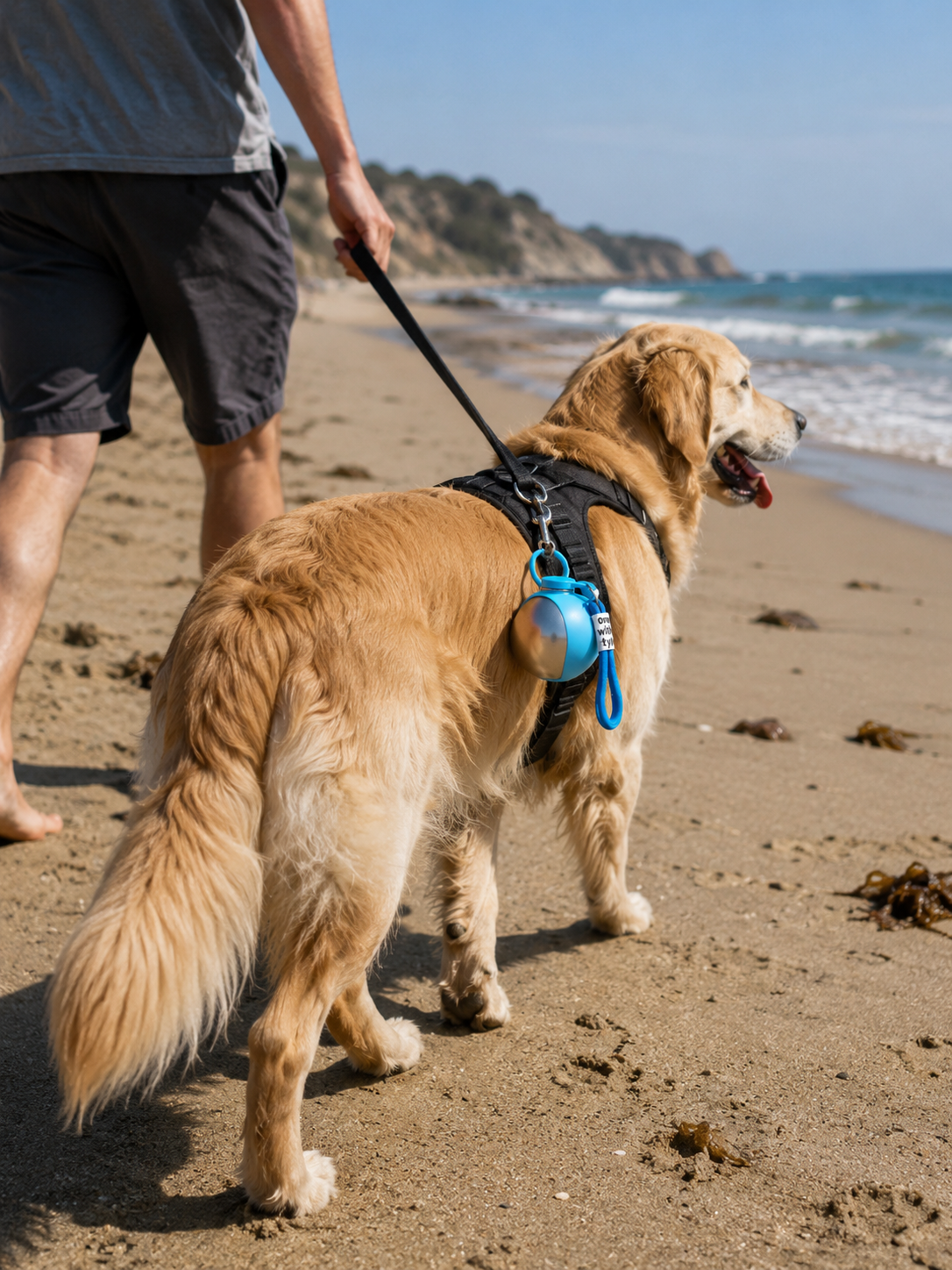 Pet Collective 2-in-1 dog travel water bottle