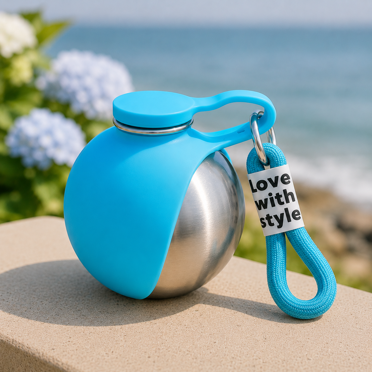 Pet Collective 2-in-1 dog travel water bottle