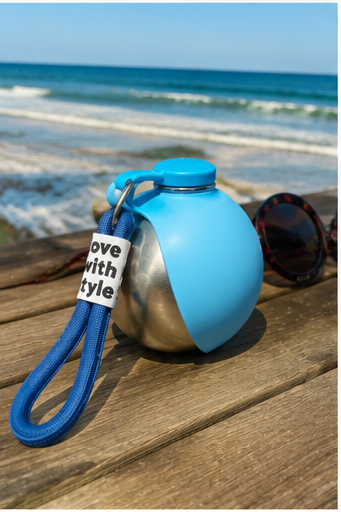 Pet Collective 2-in-1 dog travel water bottle